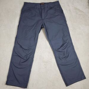 Ridgecut Pants Mens 36x30 Gray Ripstop Relaxed Fit Stretch Carpenter Workwear